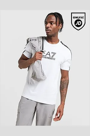 EA7 Tape Large Logo T-Shirt - Mens