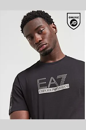EA7 Tape Large Logo T-Shirt - Mens