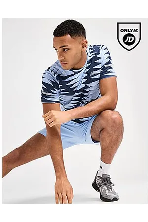 New Balance Stripe All Over Print T-Shirt - Mens