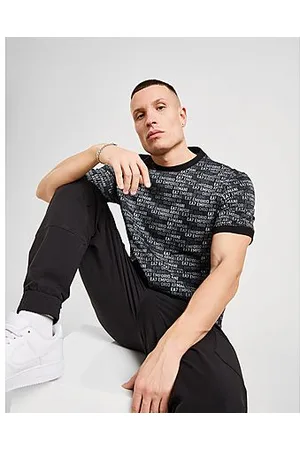 EA7 All Over Print T-Shirt - Mens
