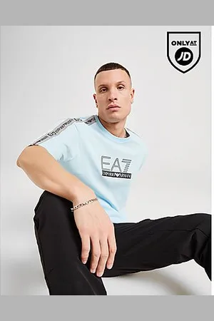EA7 Tape Large Logo T-Shirt - Mens