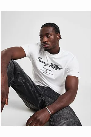 Tommy Hilfiger Embroidered Script T-Shirt - Mens