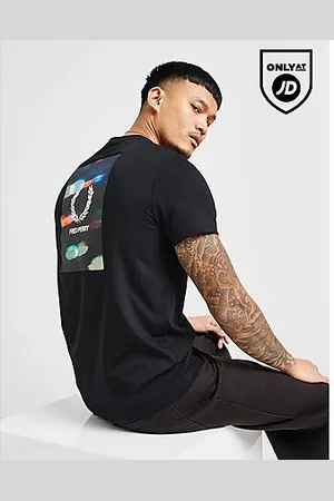 Fred Perry Back Blur Graphic T-Shirt - Mens