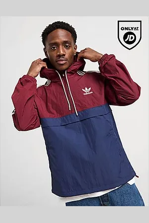 adidas Overhead 1/2 Zip Windbreaker Jacket - Mens