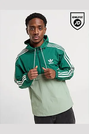 adidas Overhead 1/2 Zip Windbreaker Jacket - Mens