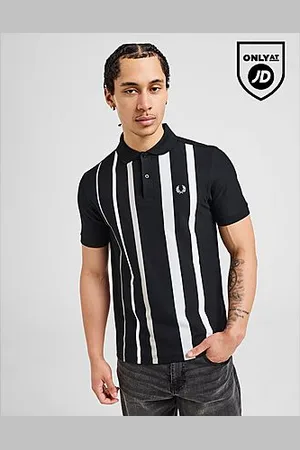 Fred Perry Vertical Stripe Polo Shirt - Mens