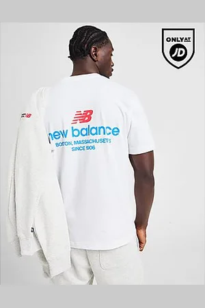 New Balance Linear Logo T-Shirt - Mens
