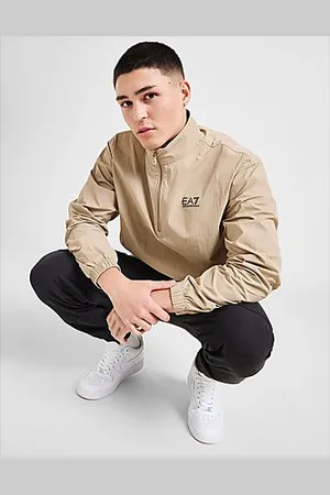 EA7 Core Woven 1/2 Zip Jacket - Mens