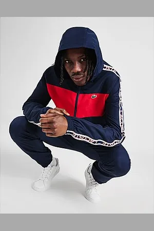 Lacoste Panel Woven Hoodie - Mens