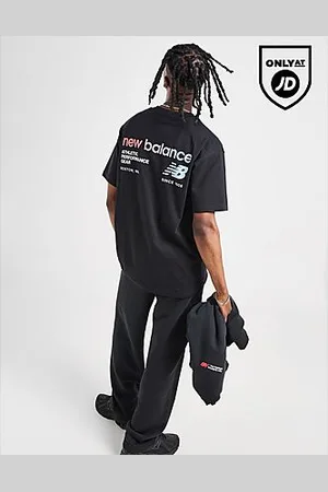 New Balance Linear Back Print T-Shirt - Mens