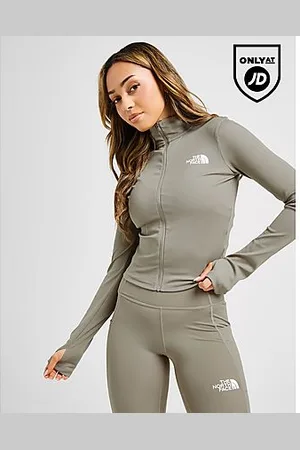 The North Face Rib Long Sleeve Full Zip Top