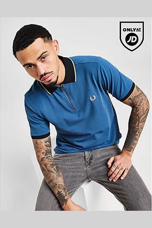 Fred Perry Zipped Polo Shirt - Mens