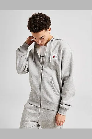 Champion Back Logo Zip Through Hoodie - Mens