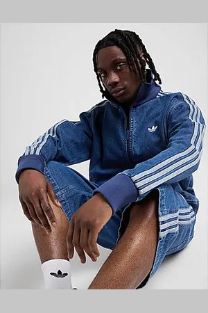 adidas Adicolor Denim Firebird Track Top - Mens