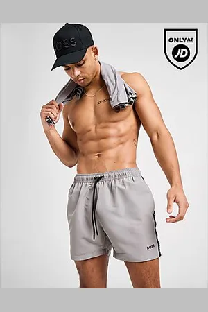 HUGO BOSS Repeat Tape Swim Shorts - Mens