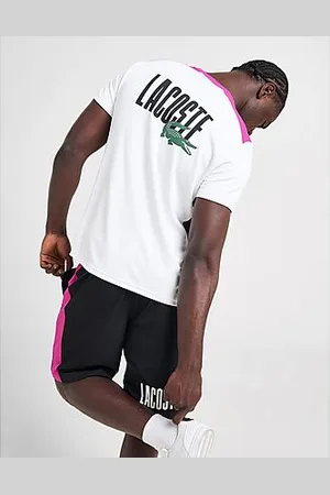 Lacoste Back Logo Colour Block T-Shirt - Mens