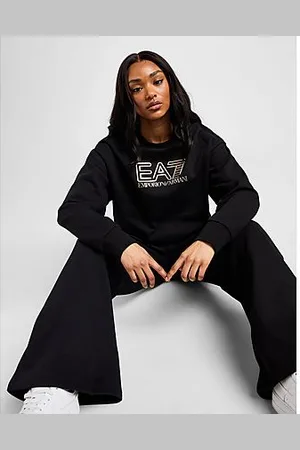 EA7 Shine Logo Crew Sweatshirt
