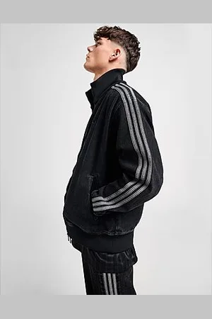 adidas Adicolor Denim Firebird Track Top - Mens
