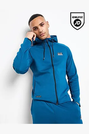 EA7 Ventus Tech Full Zip Hoodie - Mens