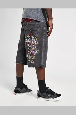 ED HARDY Battle Dragon Shorts - Mens