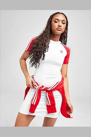 adidas Adicolor 3-Stripes Raglan Short Sleeve Dress