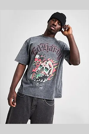 ED HARDY Skull Bike T-Shirt - Mens