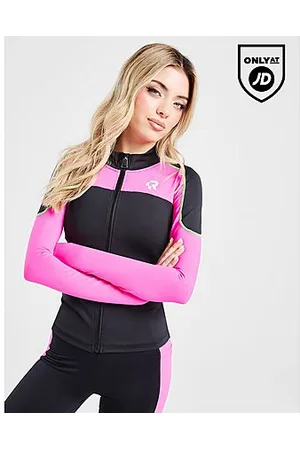 Red Run Activewear Twin Flame Full Zip Tech Top