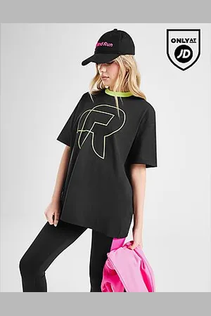 Red Run Activewear Twin Flame Oversized T-Shirt