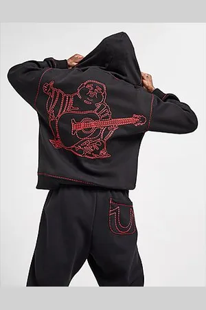 True Religion Super T Full Zip Hoodie - Mens