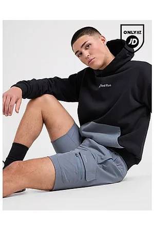 Red Run Activewear Cargo Shorts - Mens