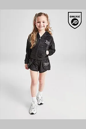 Juicy Couture Mono Velour Full Zip/Shorts Set Children - Mens