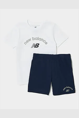 New Balance Arch Logo T-Shirt/Shorts Set Children - Mens