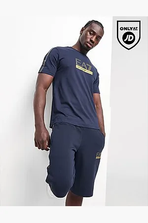 EA7 Tape Large Logo T-Shirt - Mens