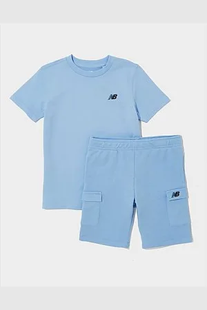 New Balance Linear T-Shirt/Shorts Set Children - Mens