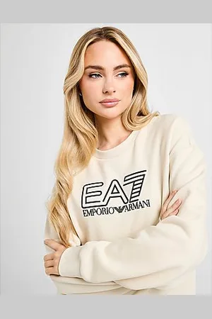 EA7 Shine Logo Crew Sweatshirt - Mens