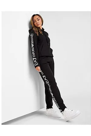 EA7 Logo Panel Overhead Tracksuit - Mens