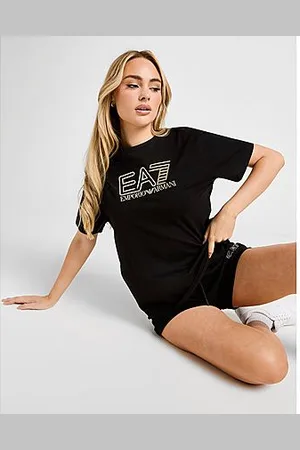 EA7 Shine Logo Boyfriend T-Shirt