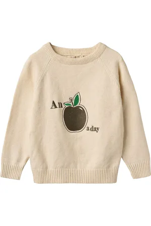 Fliink Pusero - Neulottu - Alon Apple - Hiekkakuori - - 92 - Pusero
