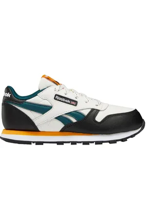 Reebok Kengät - Leather - Liitu/Core Black/Semi Solar Gold - - 27,5 - Kengät