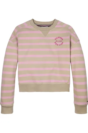 Tommy Hilfiger Pusero - New York - Classic+ Beige Vaaleanpunaine - - 8 v (128) - Pusero