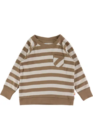 Katvig Pusero - Ruskea/Beige Raidallinen - - 1 v (80) - Pusero