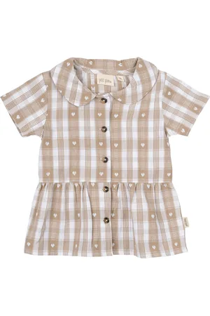 Petit Piao Kauluspaita - Off White Heart - - 1½ v (86) - Kauluspaita - lyhythihainen