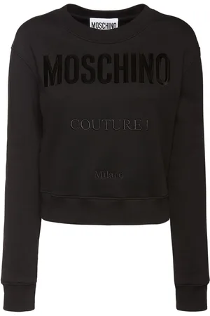 Moschino Logo Cotton Jersey Sweatshirt
