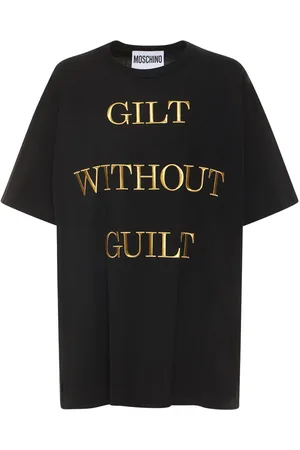 Moschino Gilt Without Guilt Cotton Jersey T-shirt
