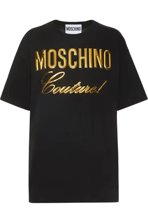 MOSCHINO Naiset T-paidat - Cotton Jersey T-shirt W/ Vinyl Logo