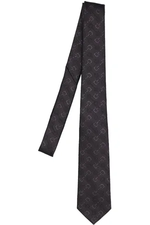 Gucci 7cm Horsebit Striped Wool & Silk Tie