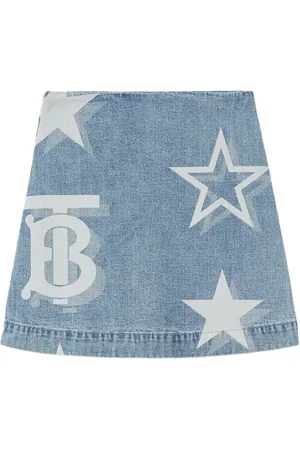 Burberry Tytöt Printtihameet - Printed Cotton Mini Skirt