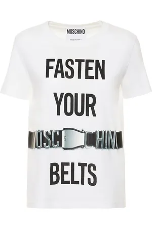 Moschino Naiset T-paidat - Cotton Jersey Printed T-shirt
