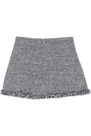 Il gufo Tytöt Minihameet - Lurex Tweed Cotton Blend Mini Skirt