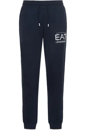 EA7 Miehet Collegehousut - Visibility Cotton Sweatpants